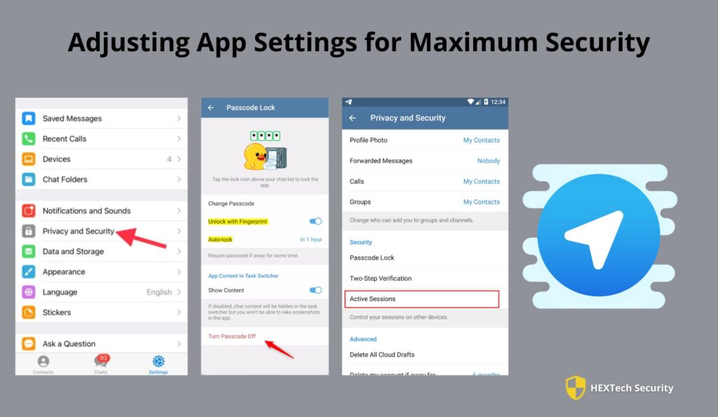 Adjusting App Settings for Maximum Security
