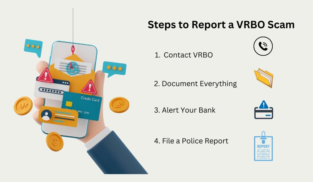 Steps to Report a Scam